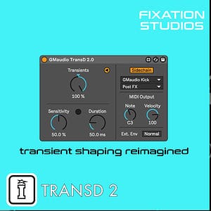 TransD 2 MaxforLive Audio Device for Ableton Live by Fixation Studios