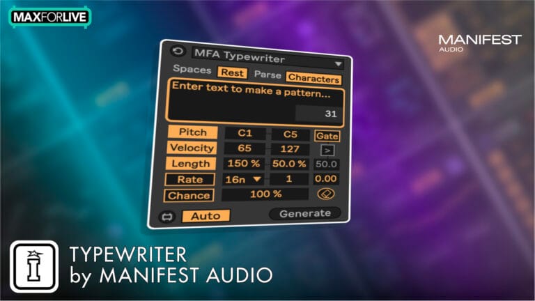 midi toolset 002 by manifest audio