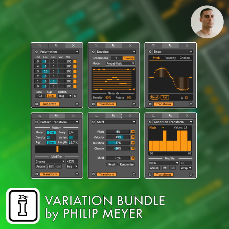 Variations Bundle Ableton Live 12 MIDI Tools by Philip Meyer