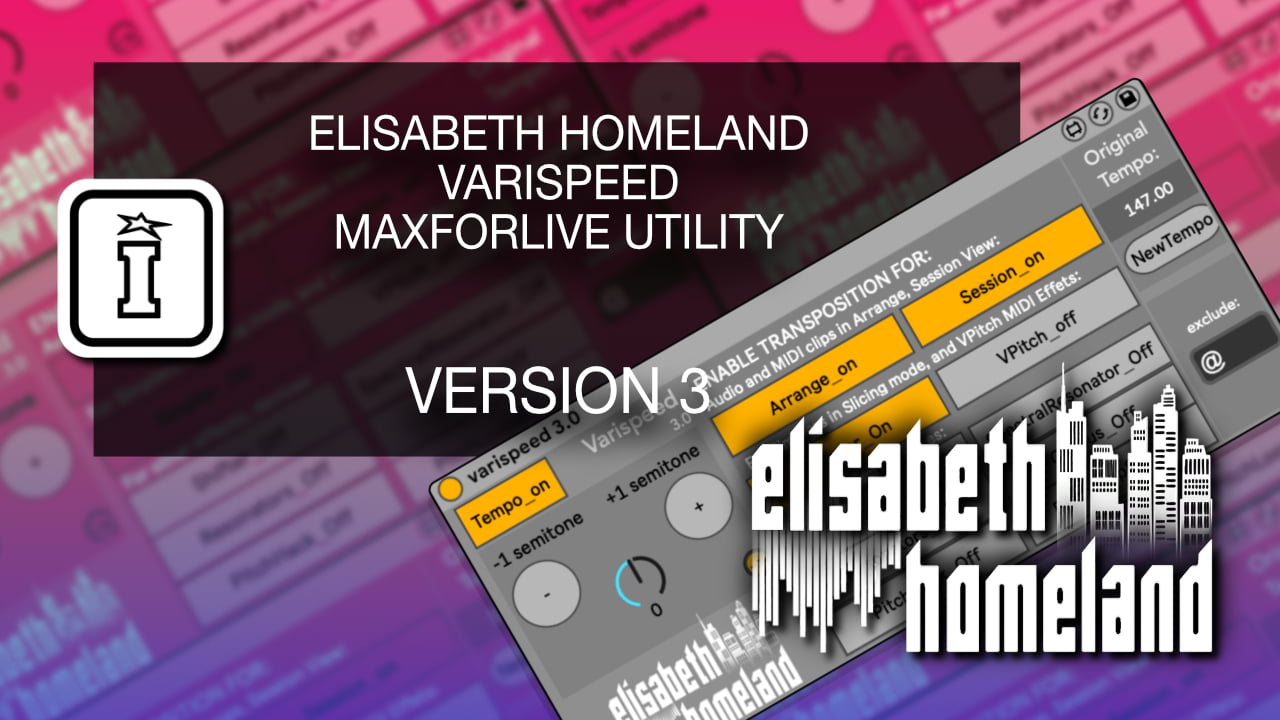 Varispeed MaxforLive Device for Ableton Live by Elisabeth Homeland