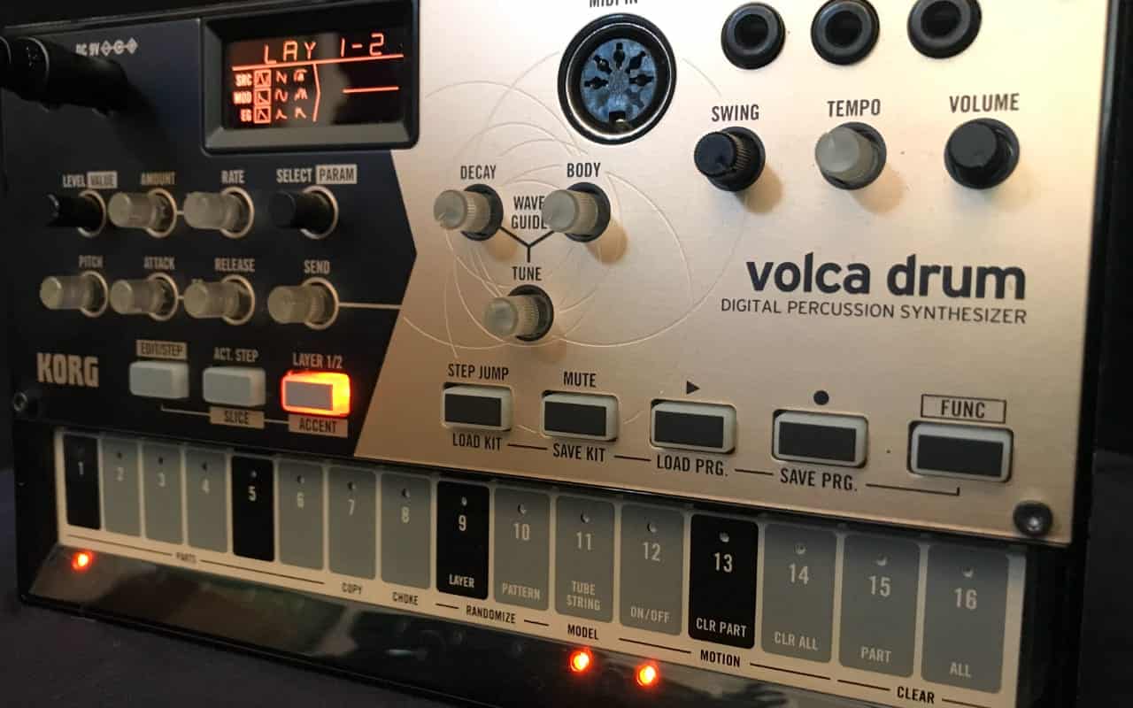 Volca Drum Editor Product Background