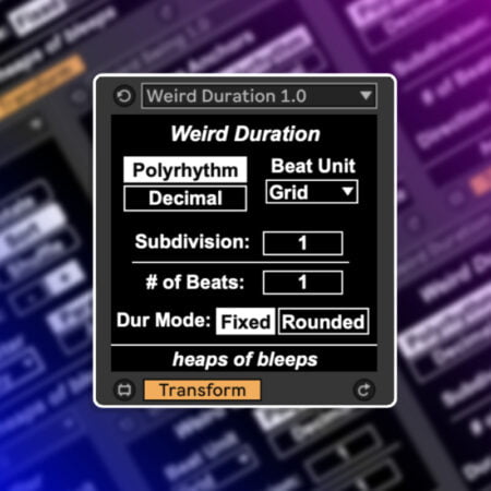 Heap MIDI Tools One MaxforLive MIDI Tools for Ableton Live 12 by Heaps of Bleeps