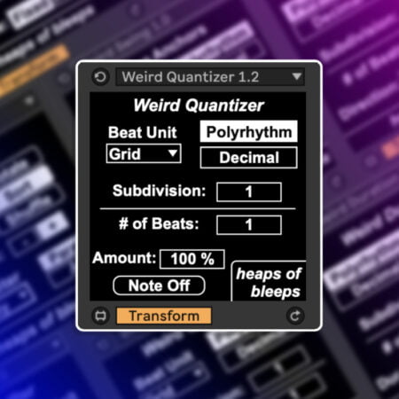 Heap MIDI Tools One MaxforLive MIDI Tools for Ableton Live 12 by Heaps of Bleeps