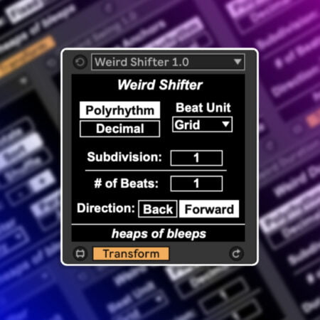 Heap MIDI Tools One MaxforLive MIDI Tools for Ableton Live 12 by Heaps of Bleeps