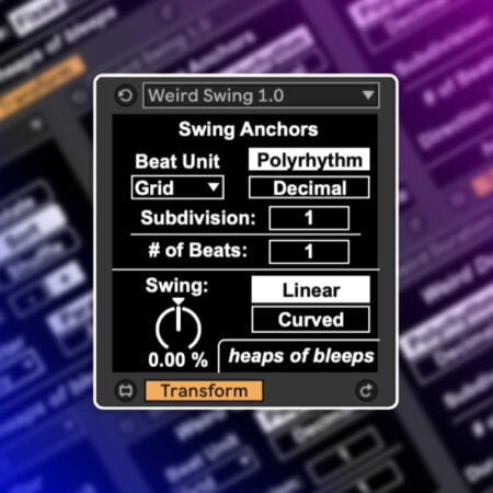 Heap MIDI Tools One MaxforLive MIDI Tools for Ableton Live 12 by Heaps of Bleeps