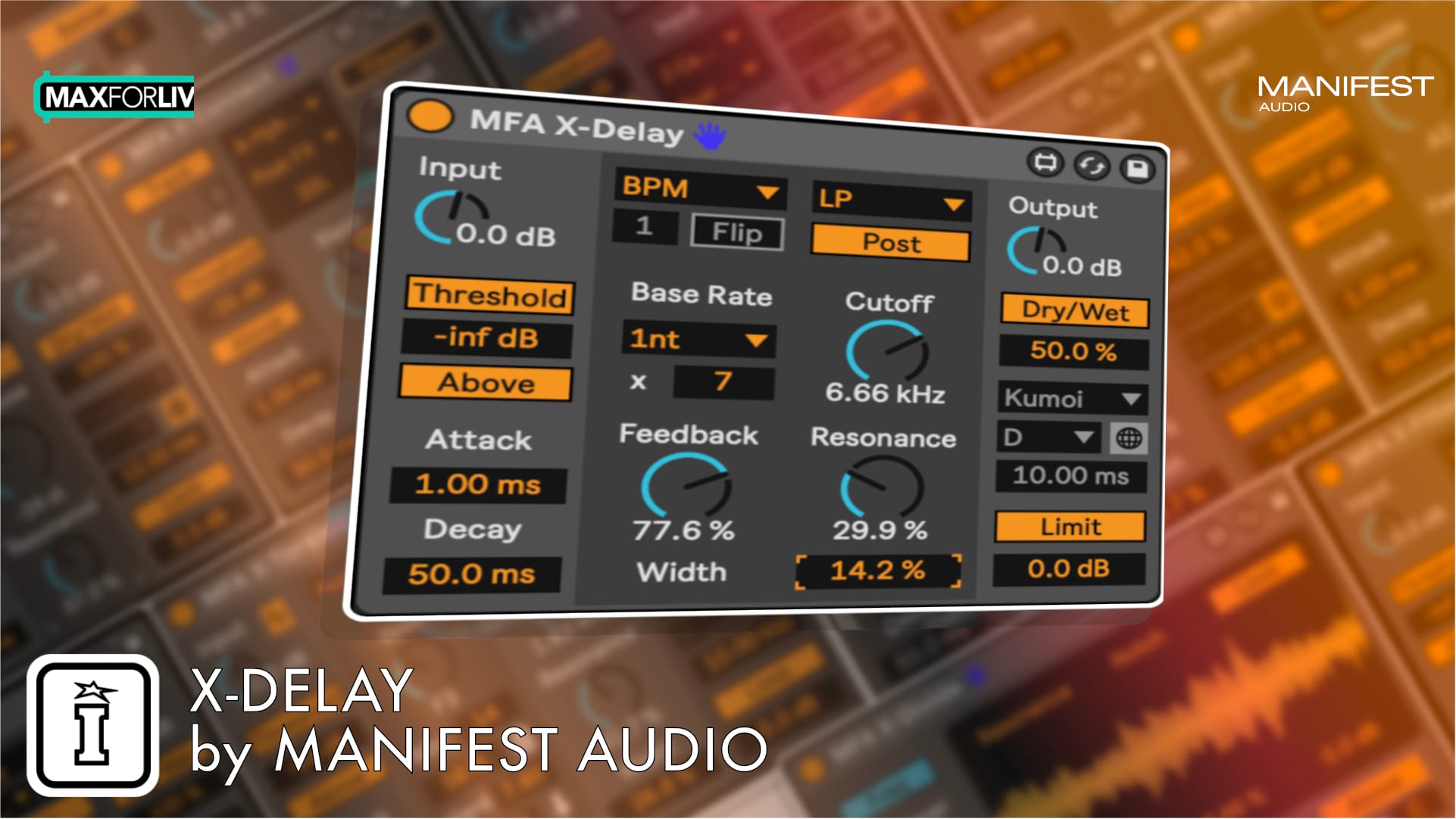 X-FX MaxforLive Devices for Ableton Live by Manifest Audio