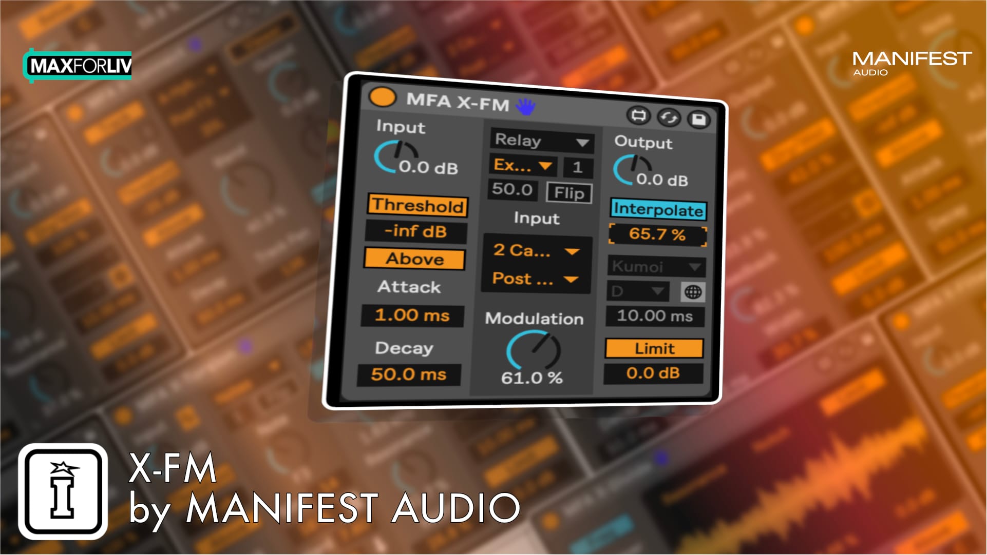 X-FX MaxforLive Devices for Ableton Live by Manifest Audio