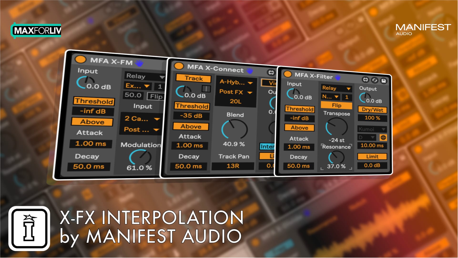 X-FX MaxforLive Devices for Ableton Live by Manifest Audio