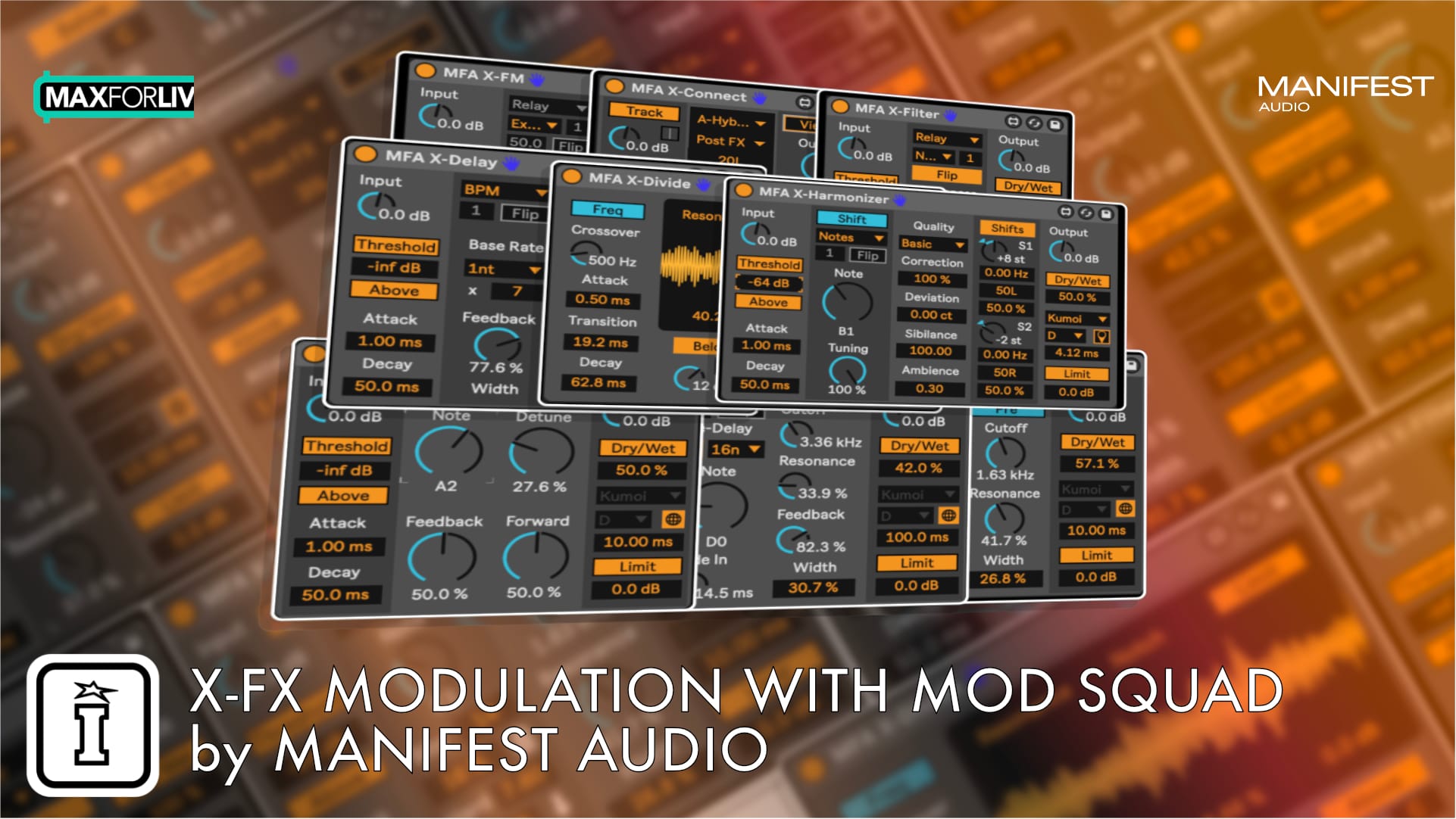 X-FX MaxforLive Devices for Ableton Live by Manifest Audio