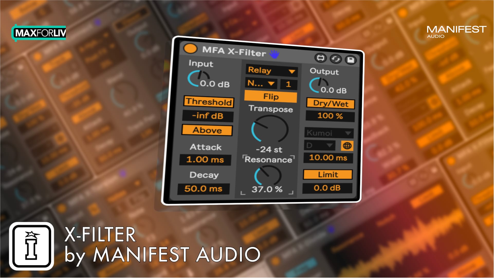 X-FX MaxforLive Devices for Ableton Live by Manifest Audio