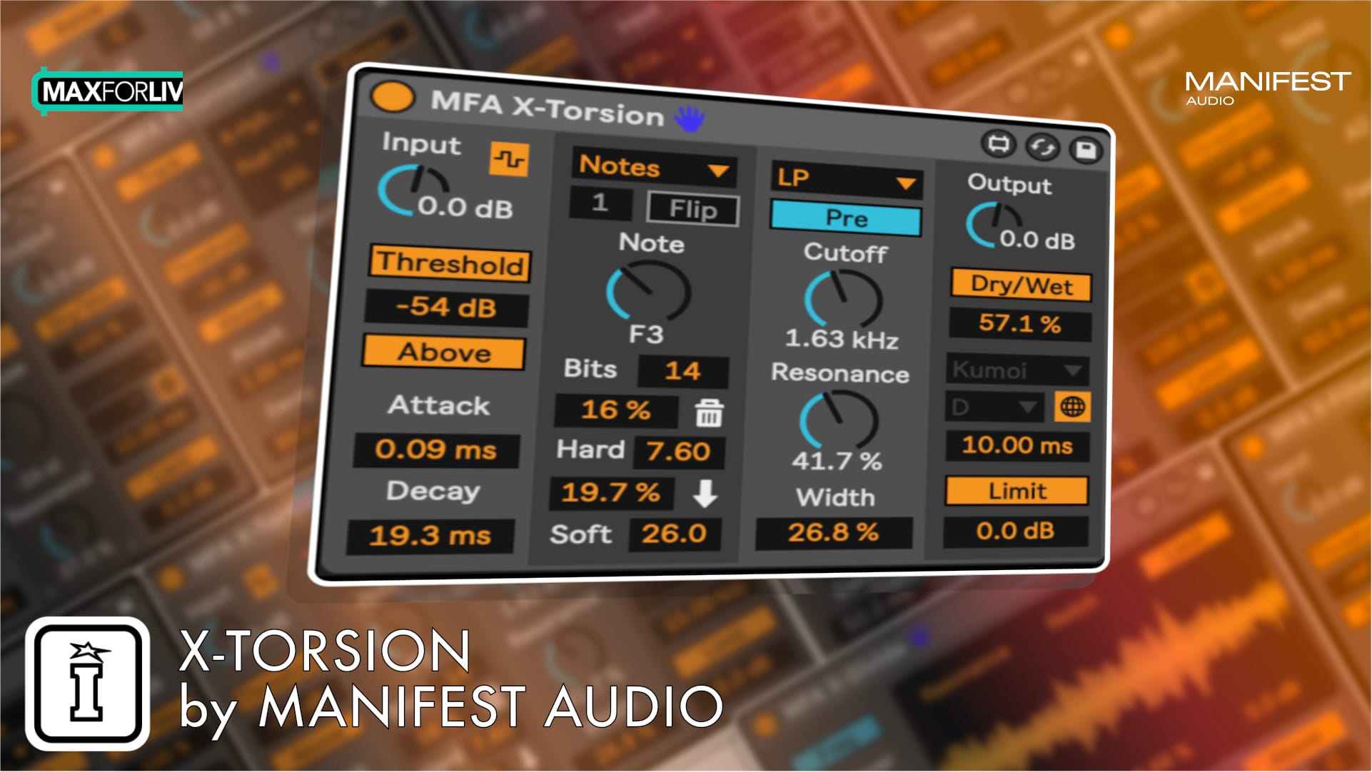 X-FX MaxforLive Devices for Ableton Live by Manifest Audio