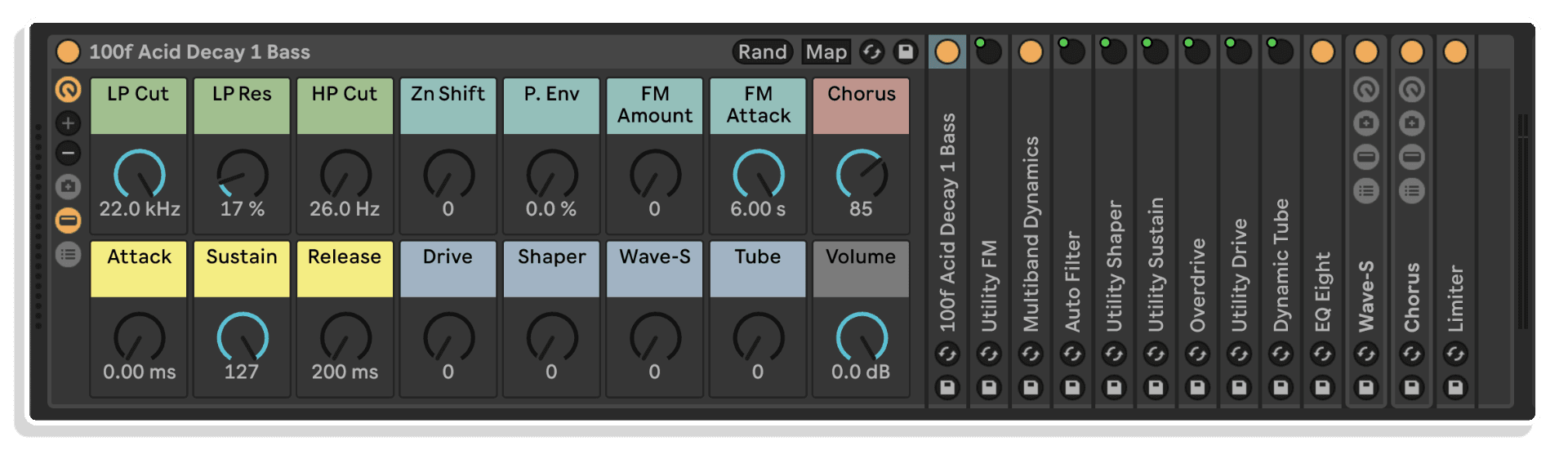 bass 100 f by cluster sound