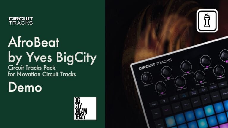 afrobeat for novation circuit tracks by yves big city