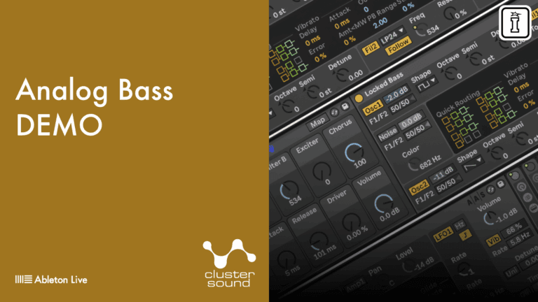 analog bass by cluster sound