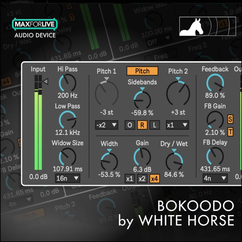 Bokoodo by White Horse | MaxforLive Pitch Shifter Audio Effect