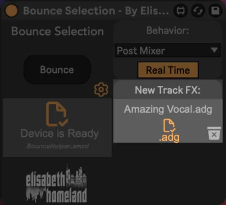 bounce selection by elisabeth homeland