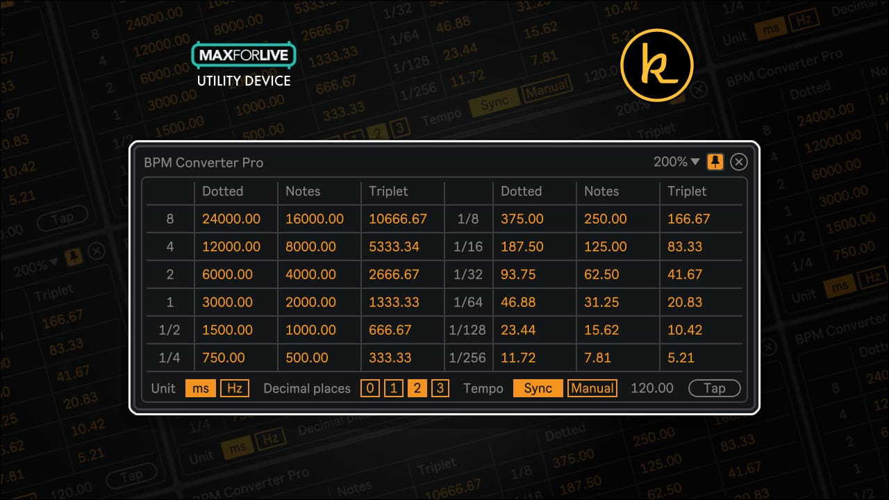 bpm converter pro by killihu