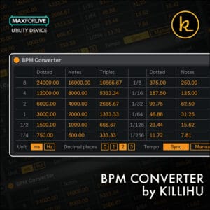 bpm converter by killihu
