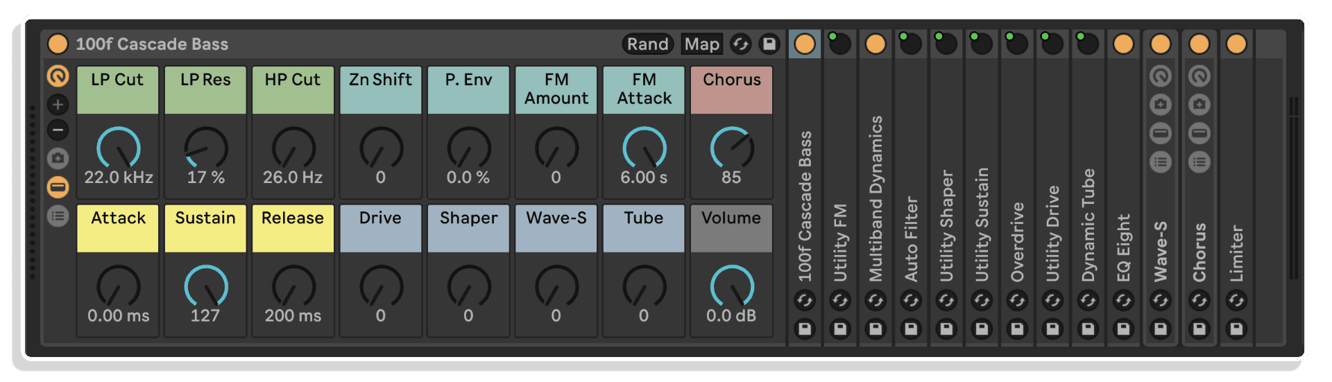 bass 100 f by cluster sound