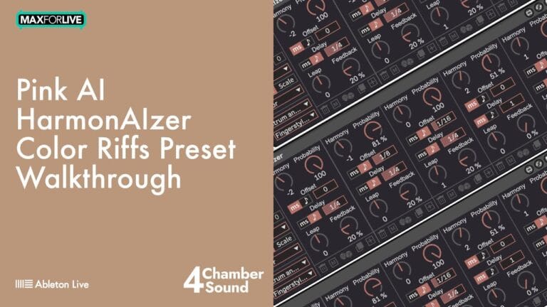 pink ai harmonaizer by 4 chamber sound