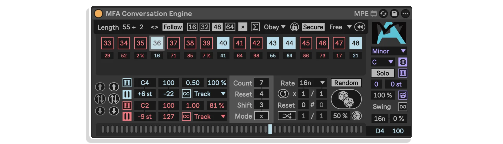 conversation engine by manifest audio