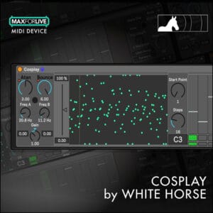 cosplay by white horse