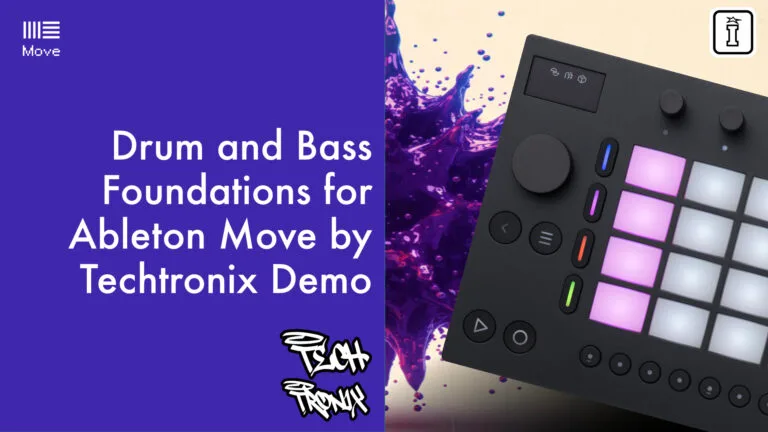 drum and bass foundations for ableton move by techtronix