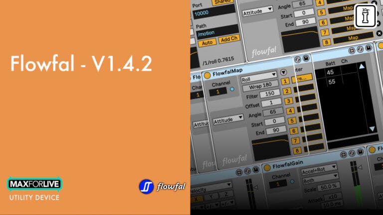 flowfal v1.4.2 maxforlive control device for ableton live