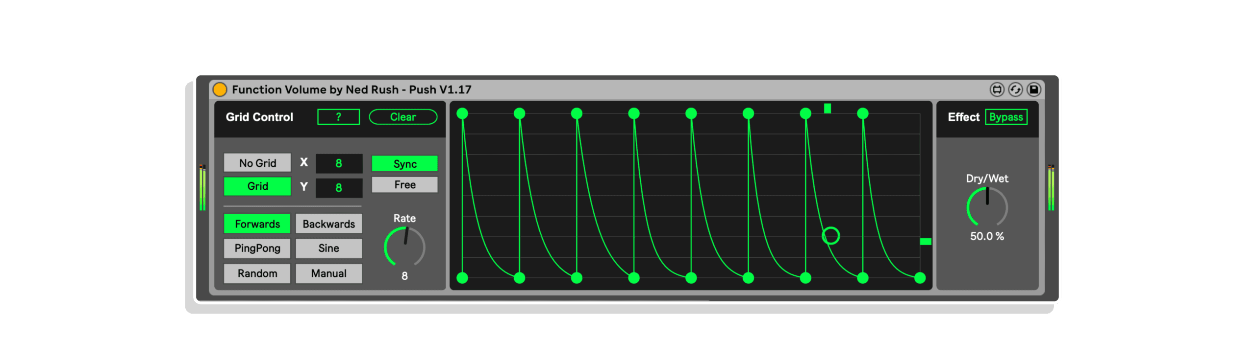 Function-gesteuerte Lautstärkemodulation