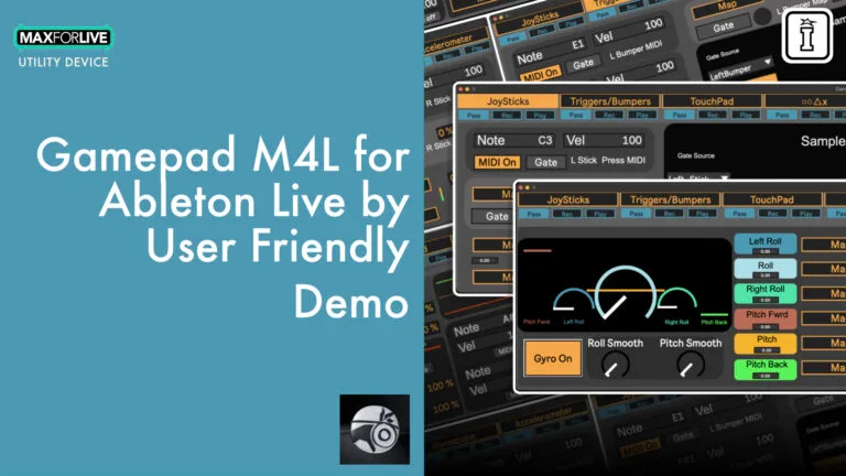gamepad maxforlive ableton live user friendly demo youtube