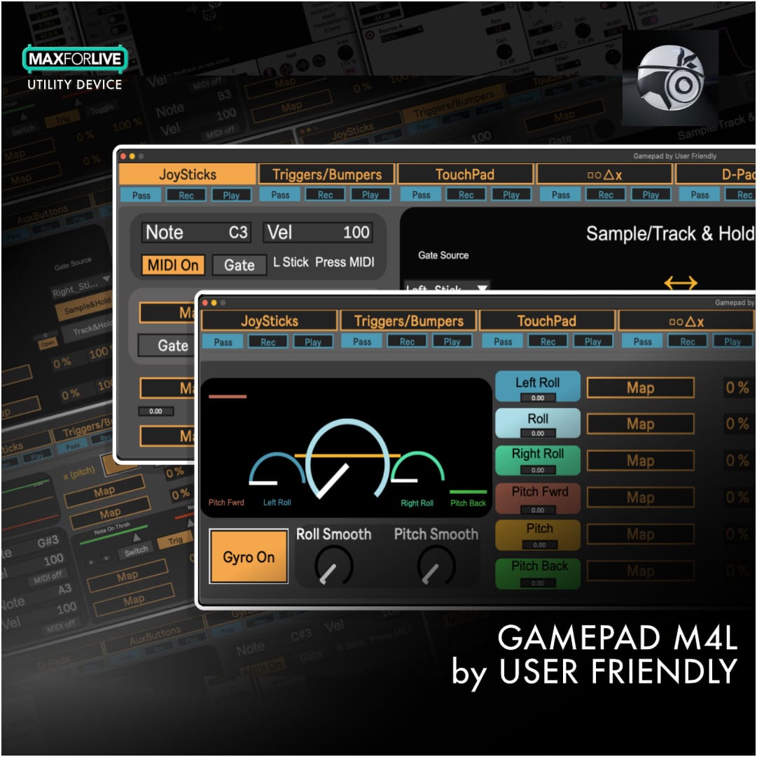 gamepad maxforlive by user friendly
