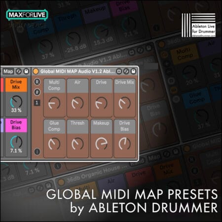 global midi map presets by ableton drummer