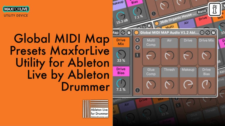 global midi map presets by ableton drummer