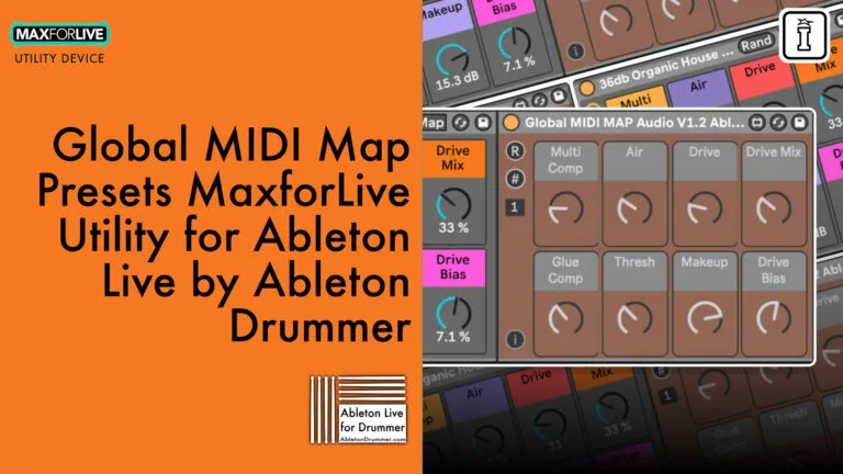 global midi map presets by ableton drummer