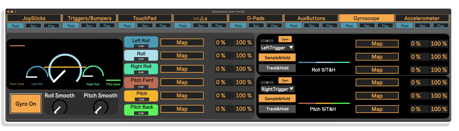 gamepad maxforlive by user friendly