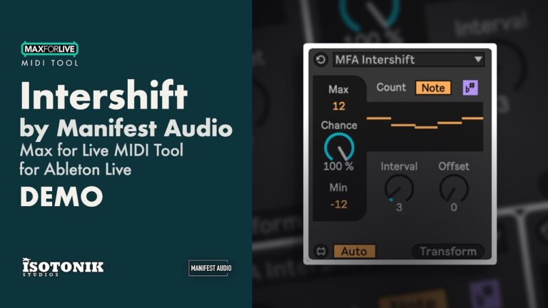 midi toolset 002 by manifest audio