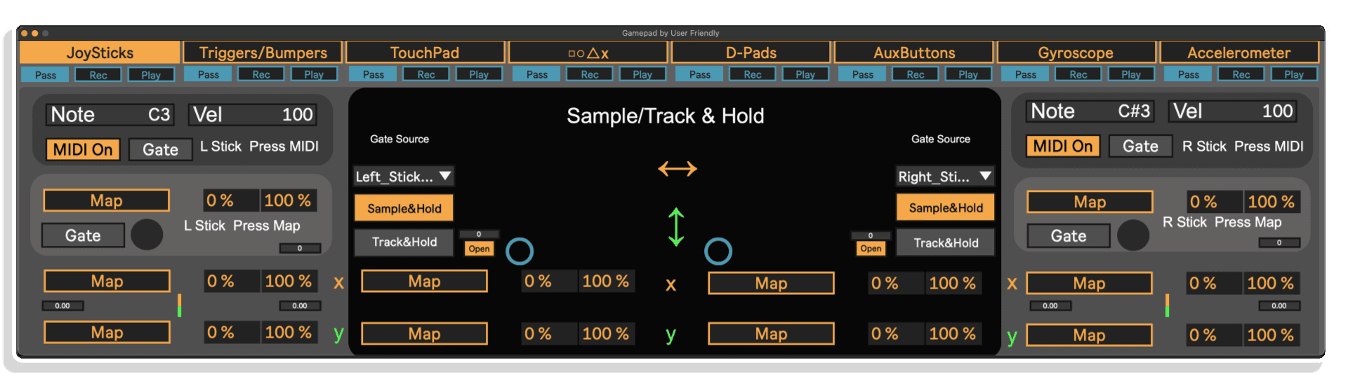 gamepad maxforlive by user friendly