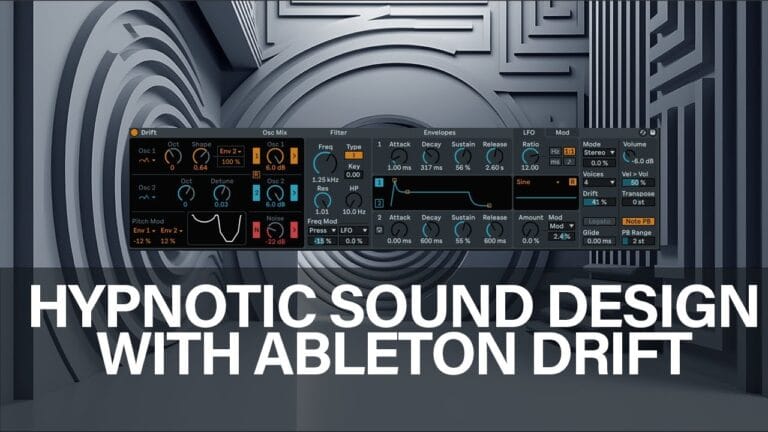 make hypnotic sounds with ableton drift!