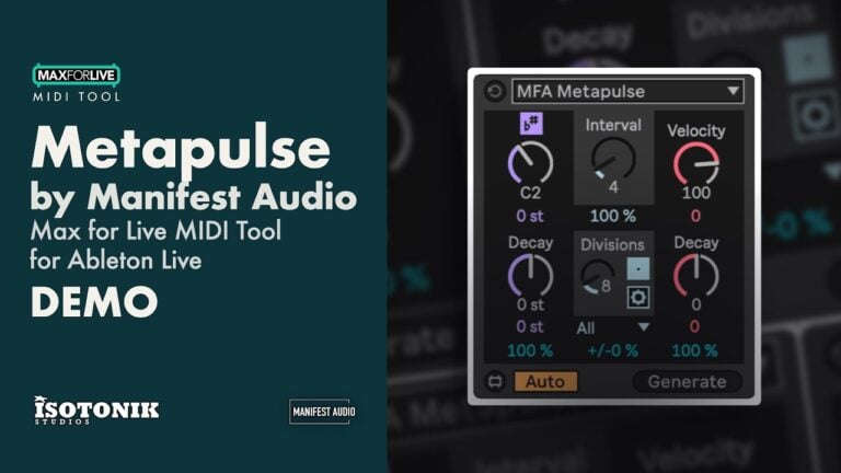 midi toolset 002 by manifest audio
