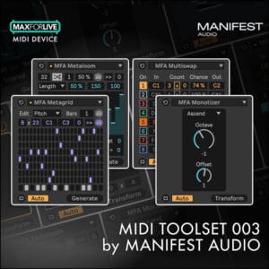 midi toolset 003 by manifest audio