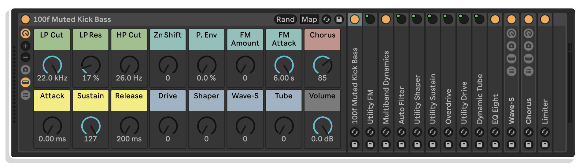 bass 100 f by cluster sound