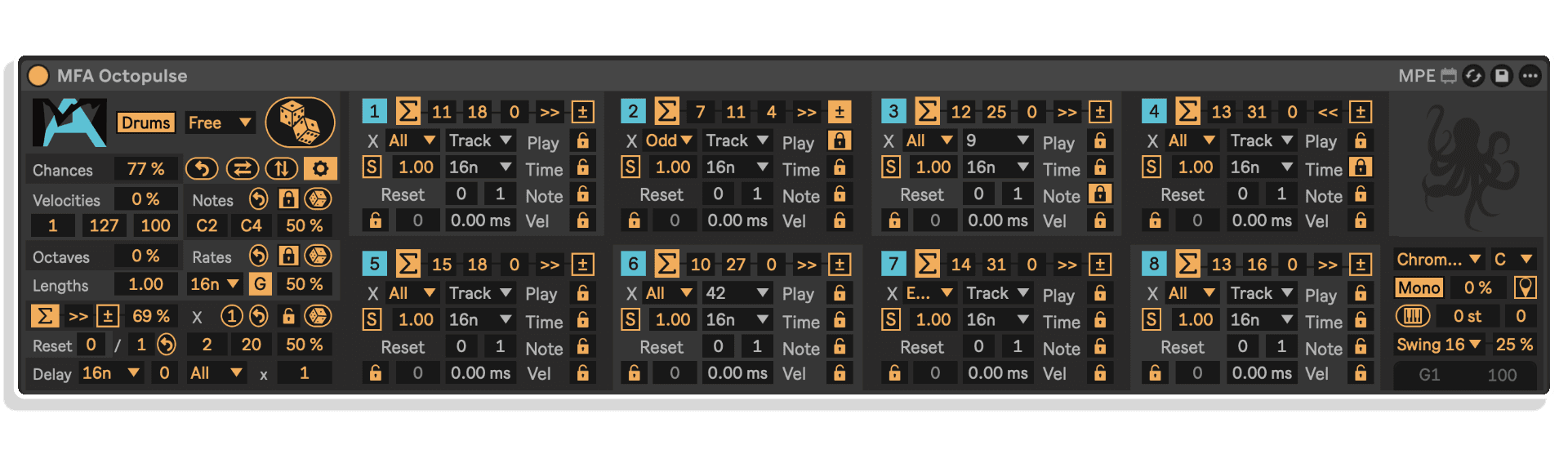 octopulse v2 by manifest audio