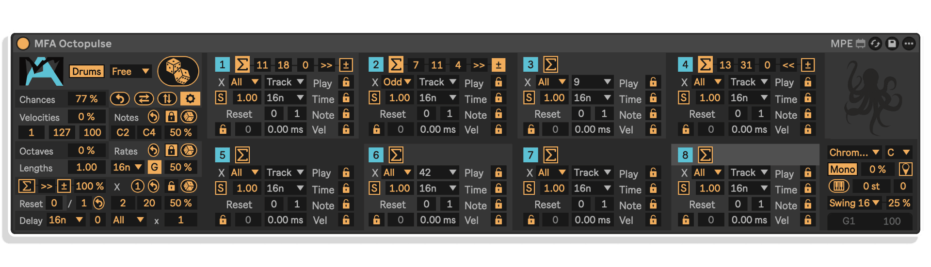octopulse v2 by manifest audio