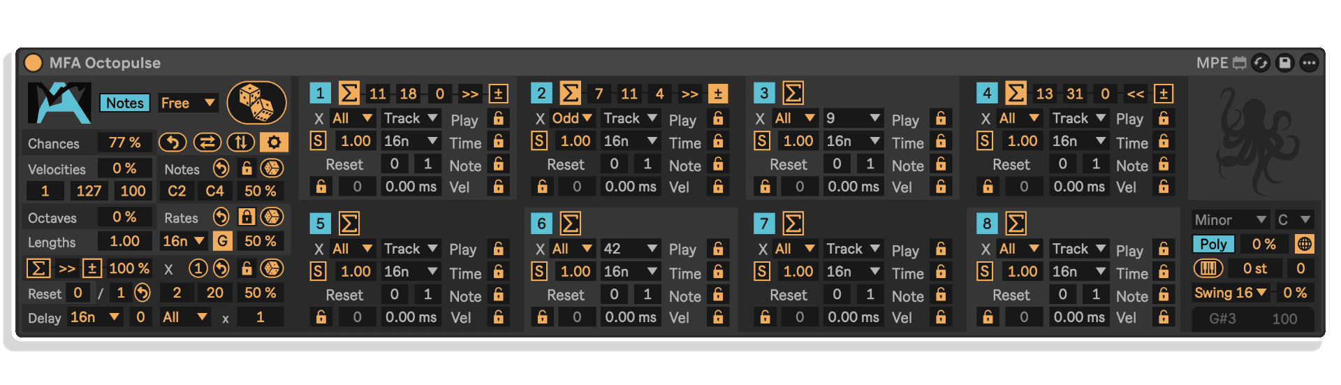 octopulse v2 by manifest audio