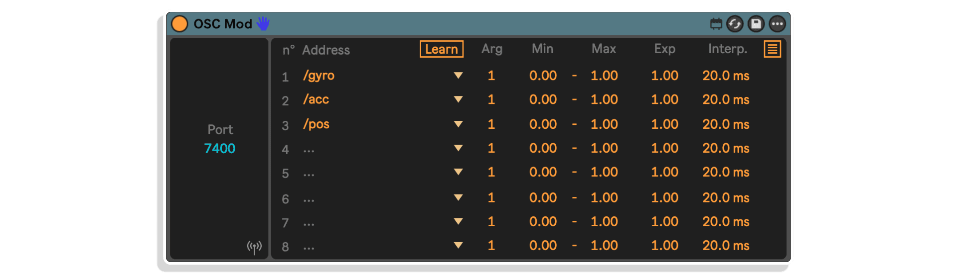osc toolkit by riccardo sellan