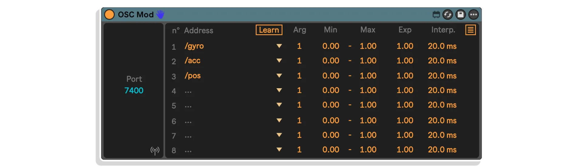 osc toolkit by riccardo sellan