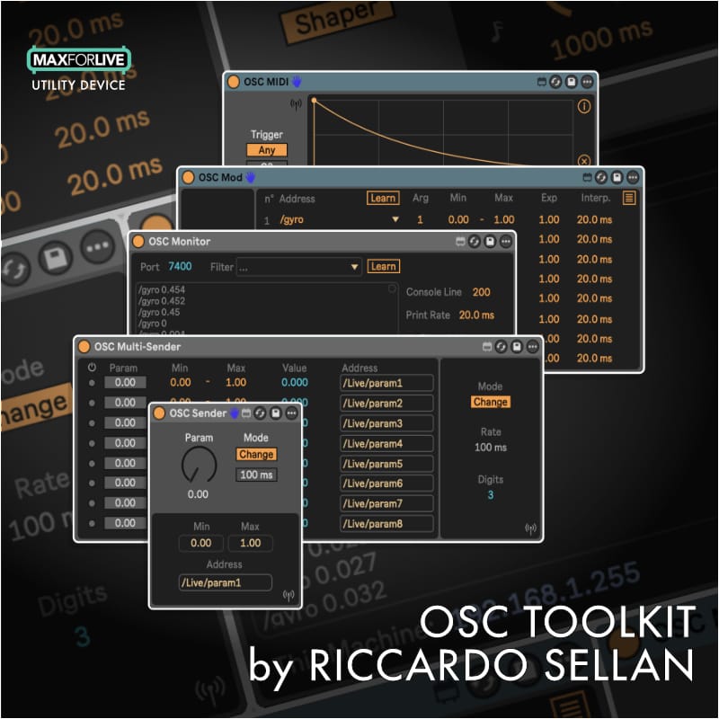 OSC Toolkit by Riccardo Sellan | MaxforLive OSC/UDP Pack