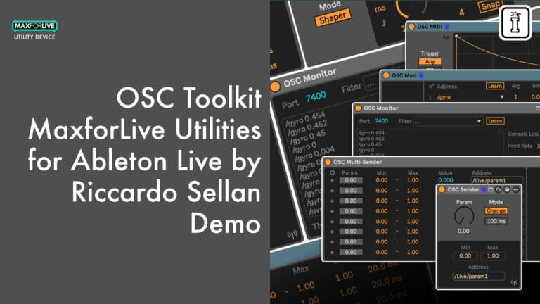 osc toolkit by riccardo sellan