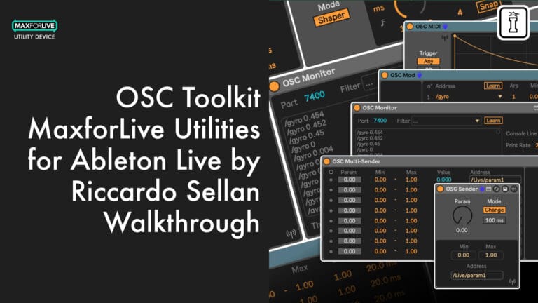 osc toolkit by riccardo sellan