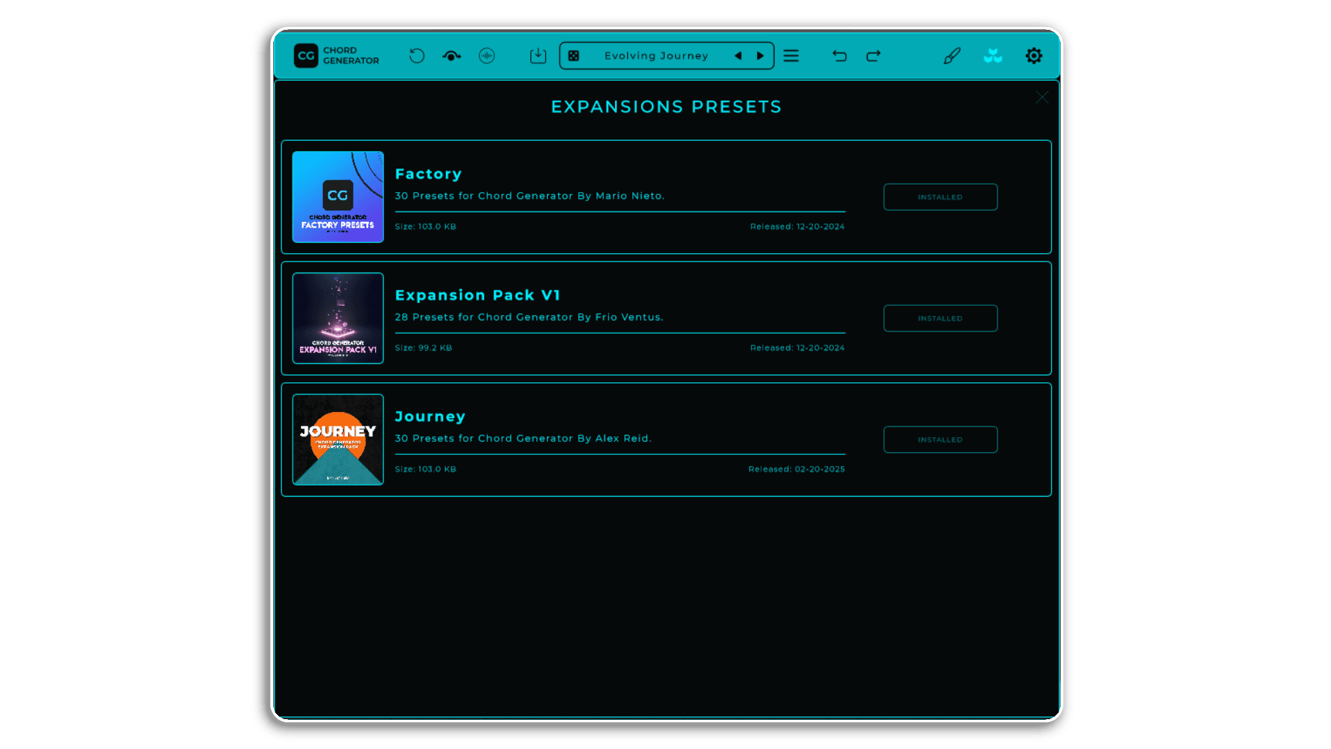 chord generator vst by mario nieto
